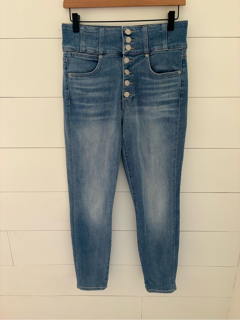 Veronica Beard Katherine Corset Extra High Rise Jeans